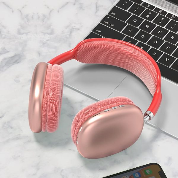 P9 Wireless Bluetooth Headphones – Adjustable Over-The-Ear Stereo Headset | High-Quality Wireless Headphones (Random Color)