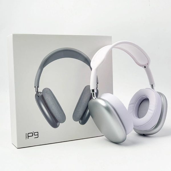 P9 Wireless Bluetooth Headphones – Adjustable Over-The-Ear Stereo Headset | High-Quality Wireless Headphones (Random Color)